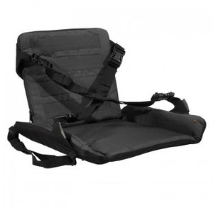 Stealth Gear Padded seat with backrest, foldable, black