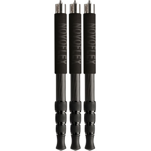 Novoflex 3x QuadroLeg C2844 carbon-fibre, 4-segment, compact tripod legs