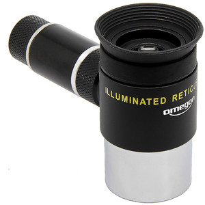 Omegon Reticle eyepieces Illuminated crosshair eyepiece, Kellner 12mm