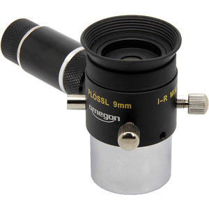 Omegon Reticle eyepieces Illuminated crosshair eyepiece, Plössl 9mm