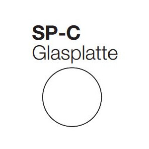 Evident Olympus Clear glass plate, Ø100mm, for SP-C stereomicroscopes