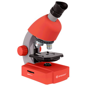 Bresser Junior microscope, 40X-640X, red