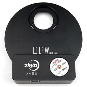 ZWO motorised Filter Wheel for 5x 1.25" or 5x 31 mm filters