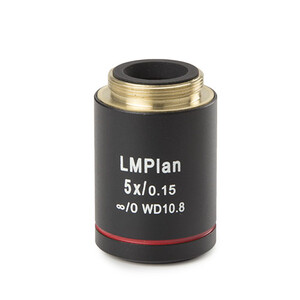 Euromex AE.3172 Plan achromatic M-IOS DIN PL 5x/0.15 objective. WD 10.8 mm (Oxion MET)