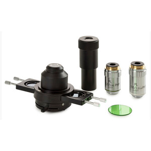 Euromex BS.9163, Phase contrast kit, Abbe condenser, slot for slider, Plan PLPHi 20/S100x IOS PH (bScope)