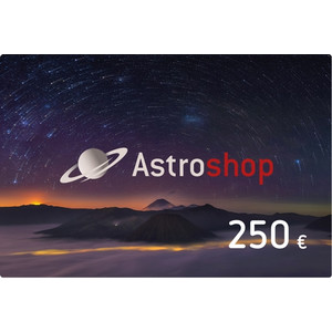 Astroshop voucher at a Value of 250 €