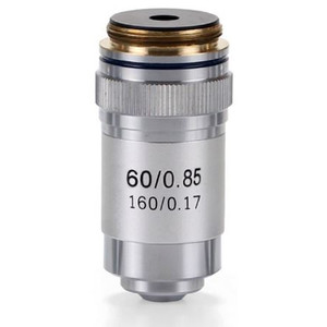 Euromex 60X/0.85 achro, DIN, sprung microscope objective, EC.7060 (EcoBlue)