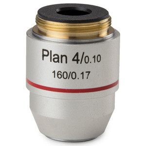 Euromex BB.8804 4X/0.10 plan, DIN microscope objective (BioBlue.lab)