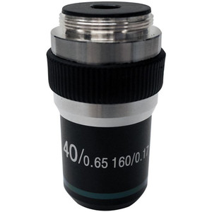 Optika M-141 40X/0.65, high contrast microscope objective