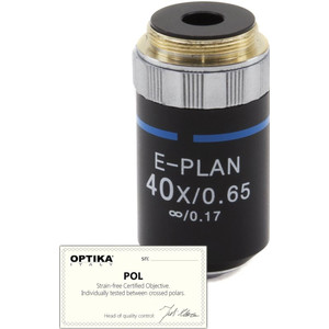 Optika Objective 40x/0.65, infinity, N-plan, POL,  ( B-383POL), M-147P