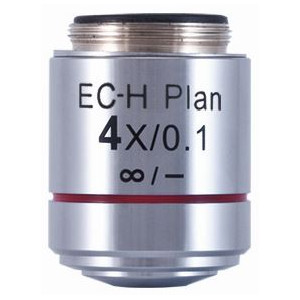 Motic Objective EC-H PL, CCIS, plan, achro, 4x/0.1,  w.d. 15.9mm (BA-410 Elite)