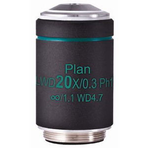 Motic Objective WD PL Ph CCIS, plan, achro, phase, 20x/0.3 w.d. 4.7mm, Ph1 (AE2000)