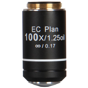 Motic Objective EC PL, CCIS, plan, achro, 100x/1.2, S, Oil w.d. 0.15mm