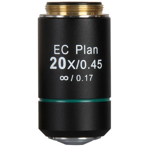 Motic Objective EC PL, CCIS plan achromat, 20x/0.45, w.d. 0.9mm