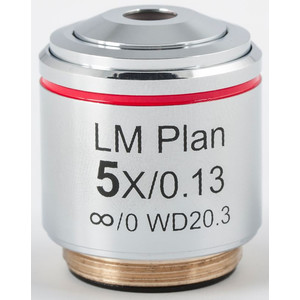 Motic Objective LM PL, CCIS, LM, plan, achro, 5x/0.13, w.d. 20.3mm (AE2000 MET)