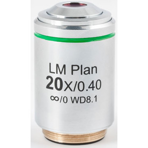 Motic Objective LM PL, CCIS, LM, plan, achro, 20x/0.4, w.d 8.1mm (AE2000 MET)