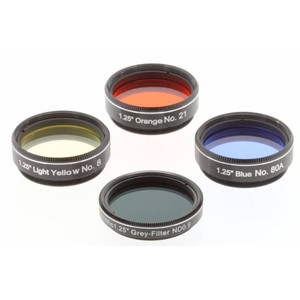Explore Scientific Filters Filter Set Moon & Planets from 50mm Telescopes, 1,25"