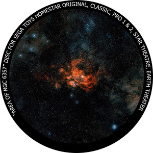 Redmark Disc for the Sega Homestar Planetarium - NGC 6357