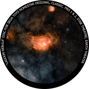 Redmark Disc for the Sega Homestar Planetarium - Lagoon Nebula