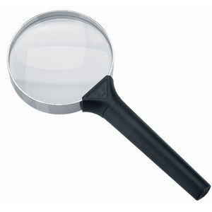 Schweizer Magnifying glass Hand magnifier Basic-Line CLASSIC, 6D/2.5x/Ø75mm, biconvex