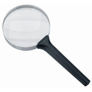 Schweizer Magnifying glass Hand magnifier Basic-Line CLASSIC, 4D/2x/Ø90mm, biconvex