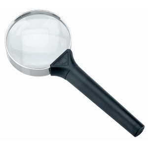 Schweizer Magnifying glass Hand magnifier Basic-Line CLASSIC, 12D/4x/Ø65mm, biconvex