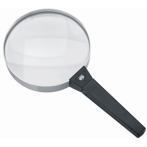 Schweizer Magnifying glass Hand magnifier Basic-Line FORTE, 4D/2x/Ø120mm, biconvex