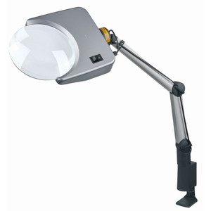 Schweizer Tech-Line LED 6500K magnifying lamp, 1.75x/Ø202mm, plano-convex