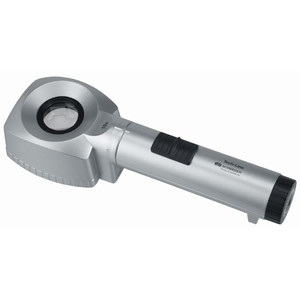 Schweizer Magnifying glass Benchtop illuminated magnifier Tech-Line 2700K, 10x, Ø30mm, aplanatic