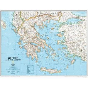 National Geographic Map Greece