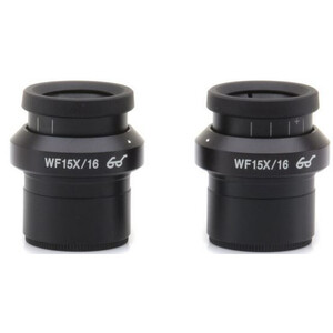 Optika Eyepieces ST-302, WF15x/16 (pair), high eyepoint, dioptre adjustment and eyecups