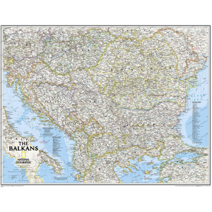 National Geographic Carte Balkans régionale