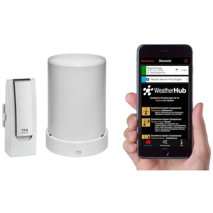 TFA WeatherHub Starter Set with Rain gauge