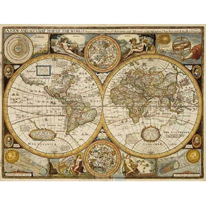 freytag & berndt World map Antik John Speed 1651 (91 x 69 cm)