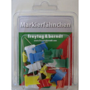 freytag & berndt Flags, mixed colours, 30 pieces