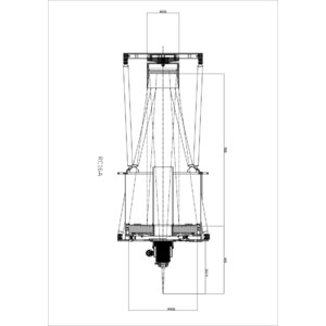 Omegon Primary mirror 16'' F/8 Ritchey-Chrétien Spiegel Set