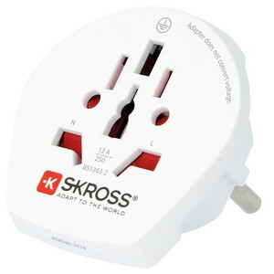 Alimentation électrique Skross Reiseadapter World to Europe