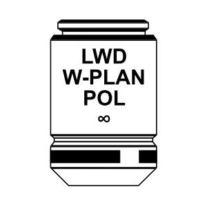 Optika IOS LWD W-PLAN POL objective 10x/0.25, M-1137