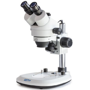 Kern Stereo zoom microscope OZL 464, trino, Greenough, 0,7-4,5x, HWF10x20, 3W LED