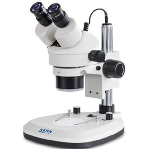 Kern Stereo zoom microscope OZL 465, bino, Ringl, Greenough, 0,7-4,5x, HWF10x20, 3W LED