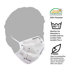 Masketo Face mask polyester Corona Borealis