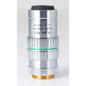 Motic Plan apochromatic objective PA ELWD 20X/0.420 (wd 20mm) parfocality correction