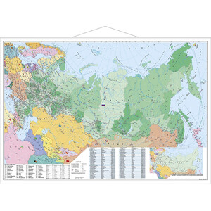 Stiefel Map Russland und Osteuropa politisch mit Postleitzahlen