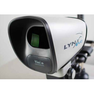 Vision Engineering LynxEVO zoom stereo microscope, EVO502, head, zoom body, column tripod, ring light, zoom 1:10, 6-60x