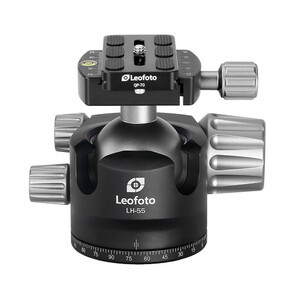 Leofoto Tripod ball-head LH-55 + quick release plate QP-70N