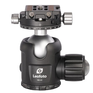 Leofoto Tripod ball-head NB-40, Dual-Panoramafunktion + Schnellwechselplatte NP-50