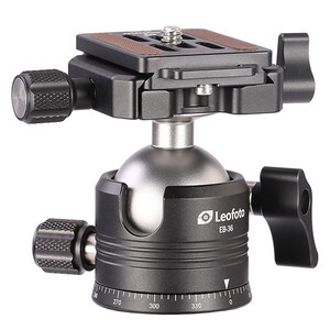 Leofoto Tripod ball-head EB-36 + Schnellwechselplatte NP-50S