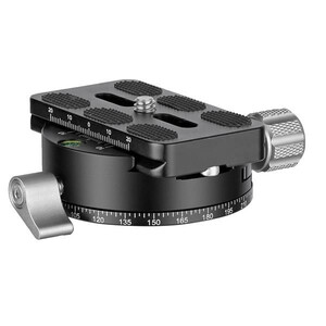 Leofoto Panoramic tripod head Panoramateller PAN-02 + Schnellwechselplatte QP70