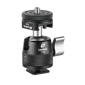 Leofoto Tripod ball-head F-19 with flash shoe