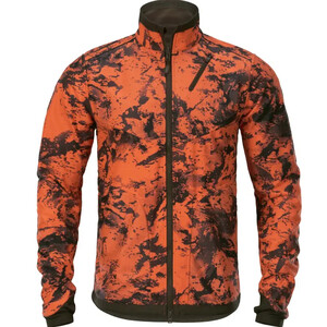 Härkila Wildboar Pro Reversible Fleece Jacket, Willow Green/AXIS MSP Wildboar Orange, Size XXL
